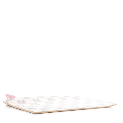 Louis Vuitton Damier Azur Felicie Chain Wallet Zippered Insert Rose Ballerine 4 of 6