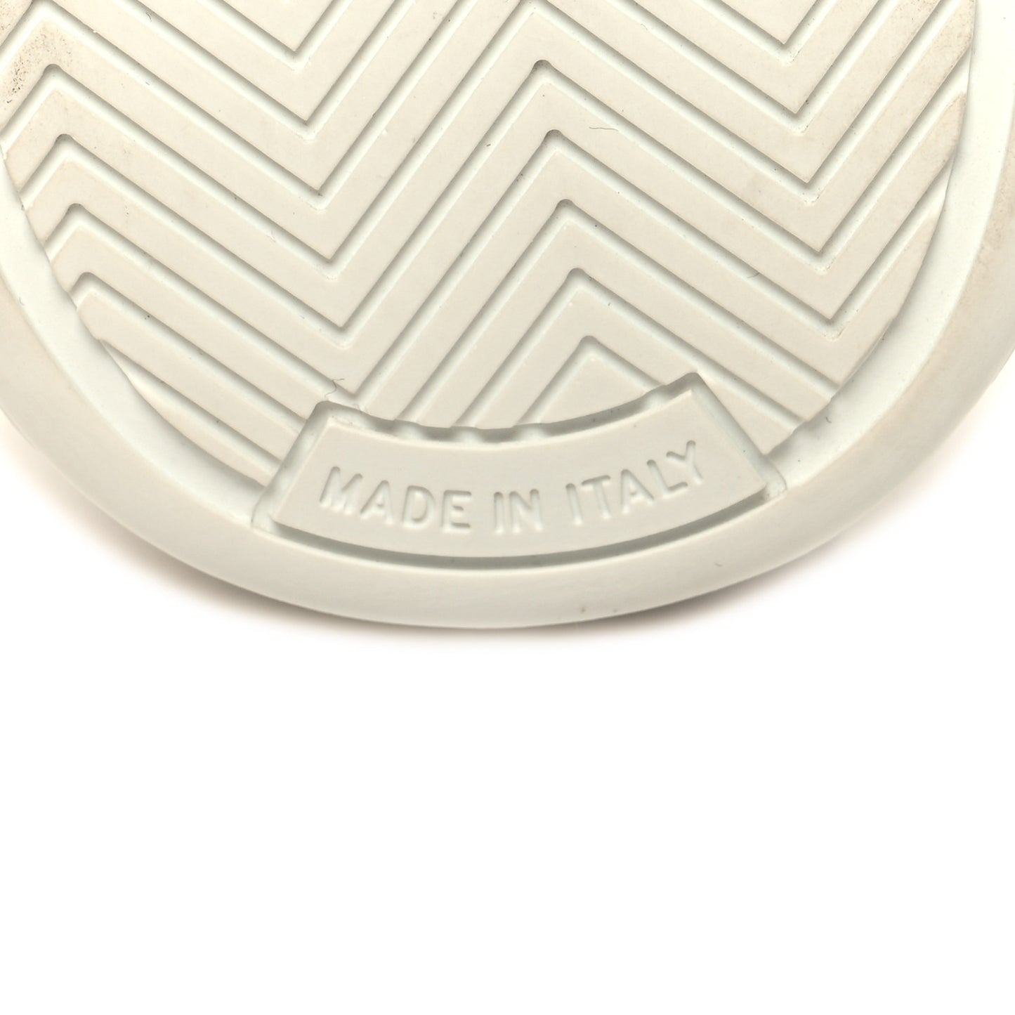 Calfskin Womens CC Logo Sneakers 37.5 White