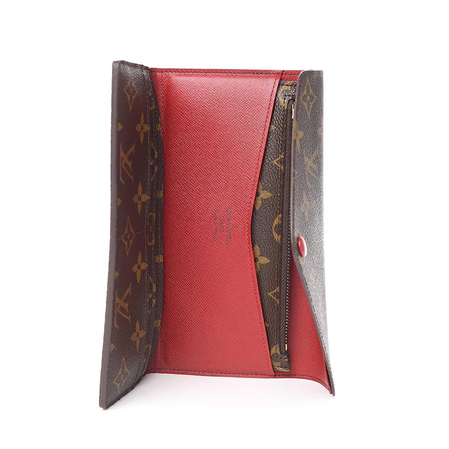 Monogram Josephine Wallet Red