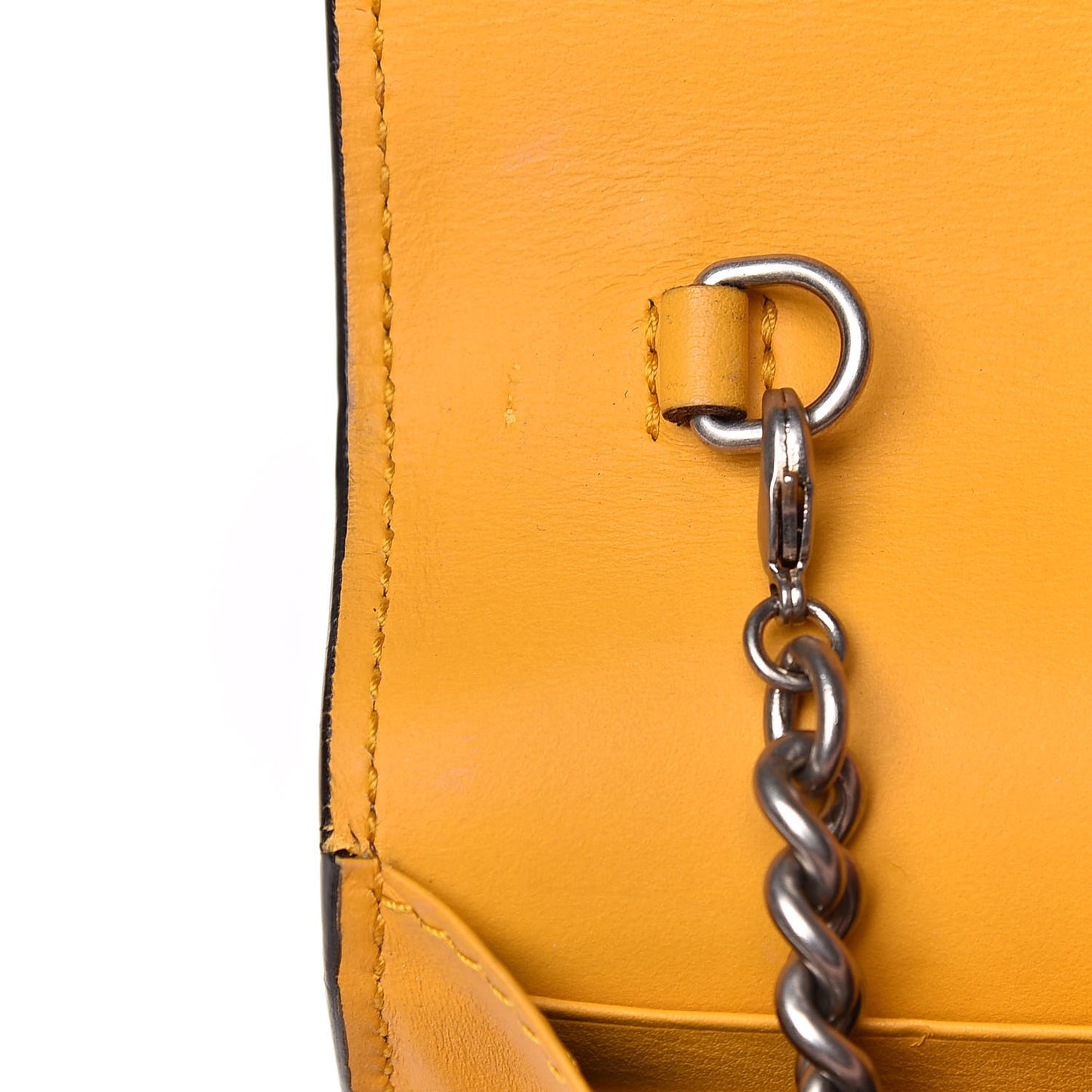 GG Supreme Monogram Mini Dionysus Chain Wallet Beige Yellow