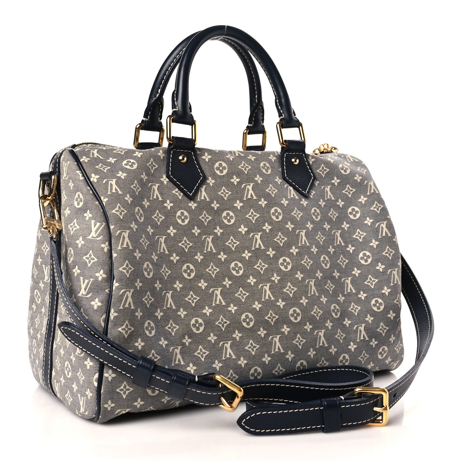 Louis Vuitton Monogram Idylle Speedy Bandouliere 30 Encre 3 of 8