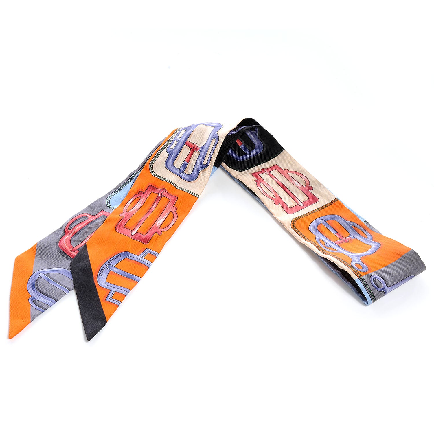 Hermes Silk Bouclerie D Attelage Twilly 1 of 5