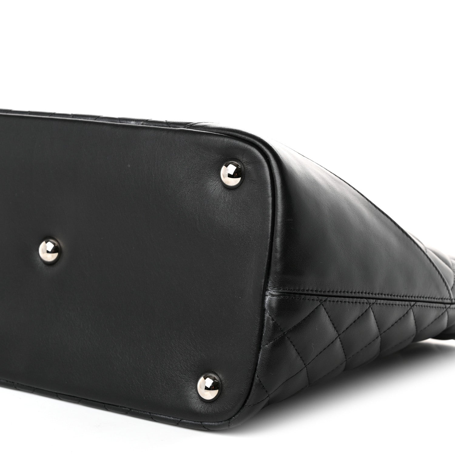 Chanel Calfskin Quilted Large Cambon Tote Black 10 of 11