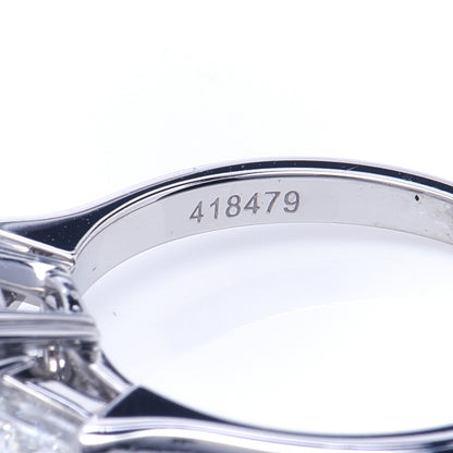 Harry Winston Platinum Diamond 1.40ct Classic Winston Round Brilliant Engagement Ring 51 5.75 5 of 7