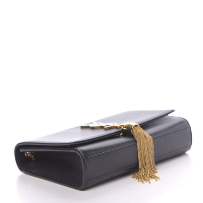 Saint Laurent Calfskin Small Classic Monogram Kate Tassel Satchel Black 4 of 15