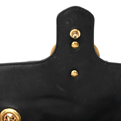 Gucci Calfskin Matelasse Mini GG Marmont Shoulder Bag Black 14 of 14