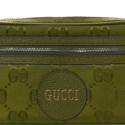 Gucci Econyl Nylon Monogram Off The Grid Belt Bag Juniper Green 8 of 11