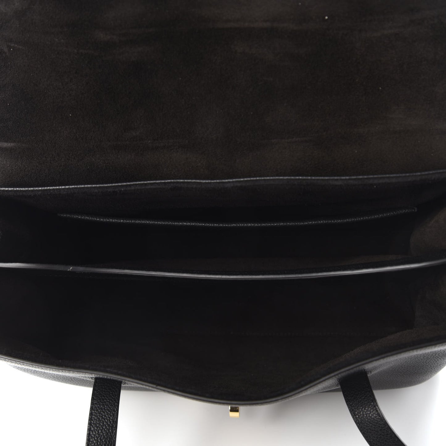 Supple Grained Calfskin Medium Soft 16 Bag Black