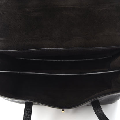 Celine Supple Grained Calfskin Medium Soft 16 Bag Black 5 of 9