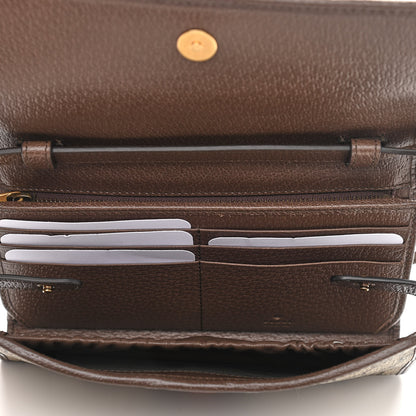 Gucci GG Supreme Monogram Web Ophidia Crossbody Wallet Beige New Acero 5 of 10