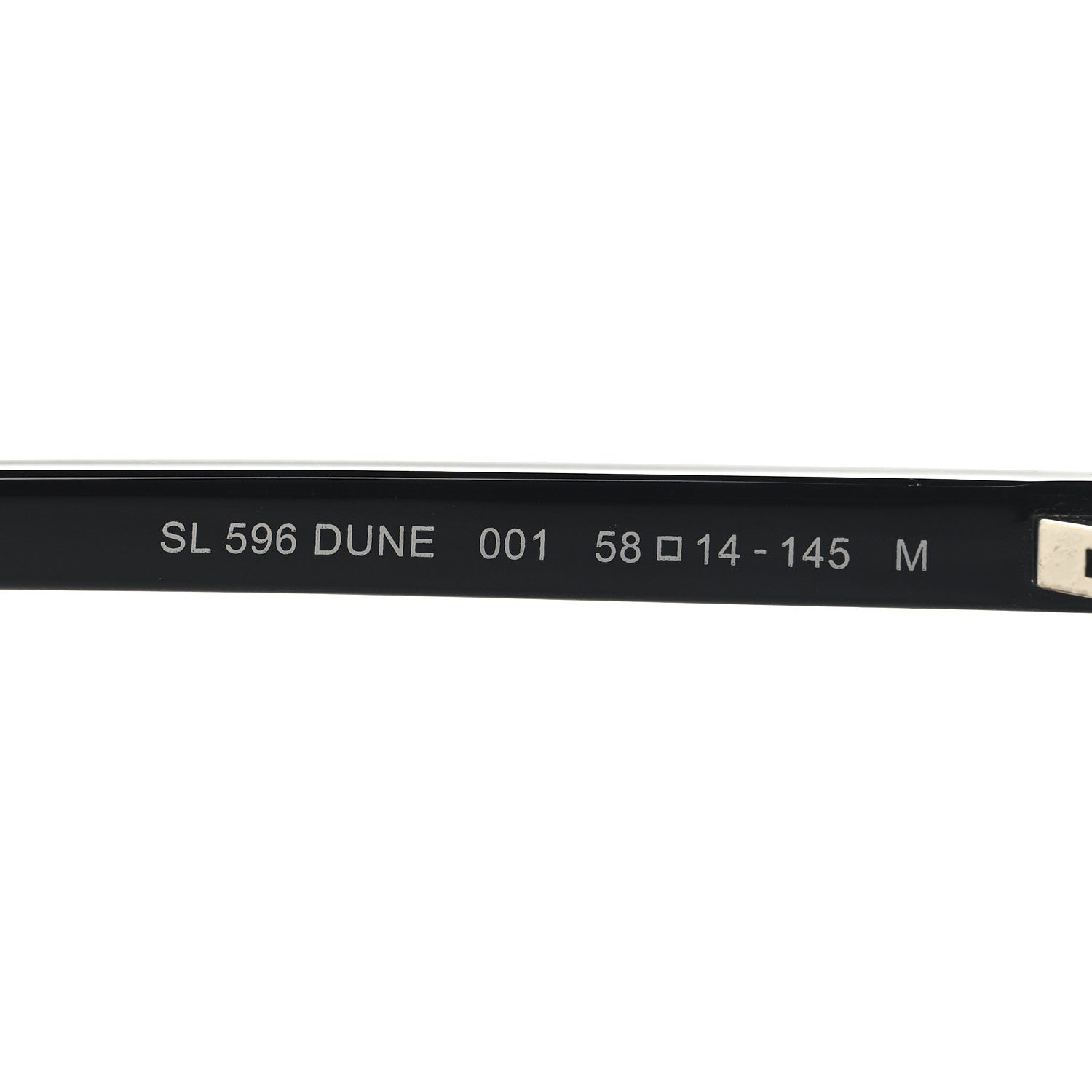 Saint Laurent Acetate SL 596 Dune Sunglasses Black 7 of 8