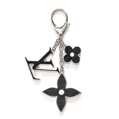 Louis Vuitton Fleur d'Epi Bag Charm Black 1 of 3