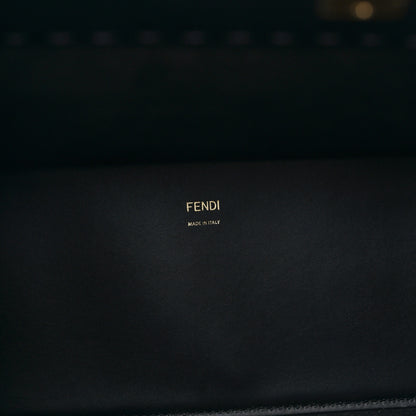 Fendi Vitello King Plexiglass Medium Fendi Sunshine Shopper Tote Black 6 of 8