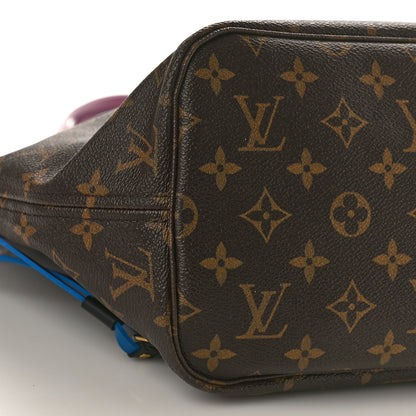 Louis Vuitton Monogram Totem Neverfull MM Magenta 9 of 11