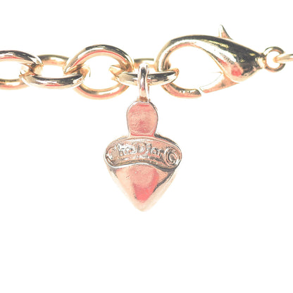 Christian Dior Metal Crystal Etruscan Urn Vase Sautoir Necklace Gold 6 of 6