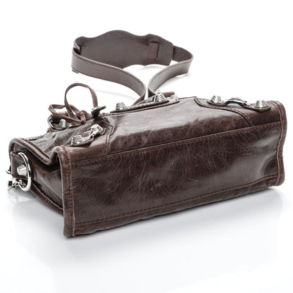 Balenciaga Agneau Giant 12 Silver Hardware Mini City Cigare Fonce 4 of 8