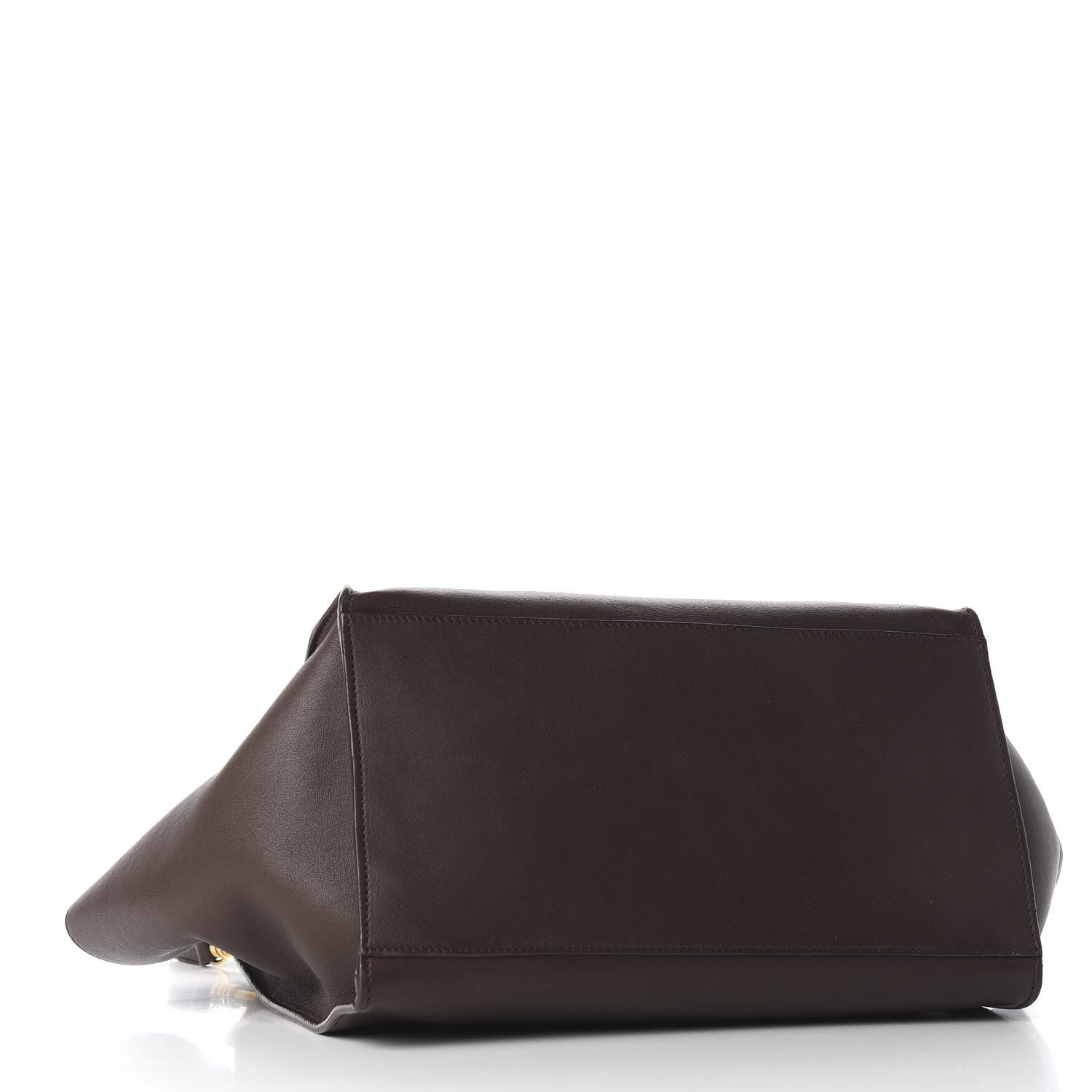 Celine Shearling Calfskin Medium Trapeze Grey 3 of 9