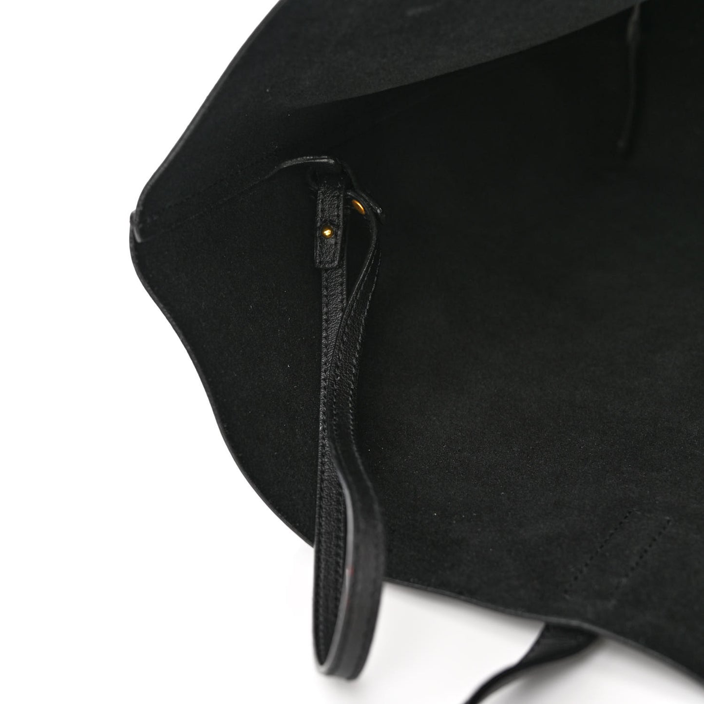 Calfskin Large Shopping Tote Black