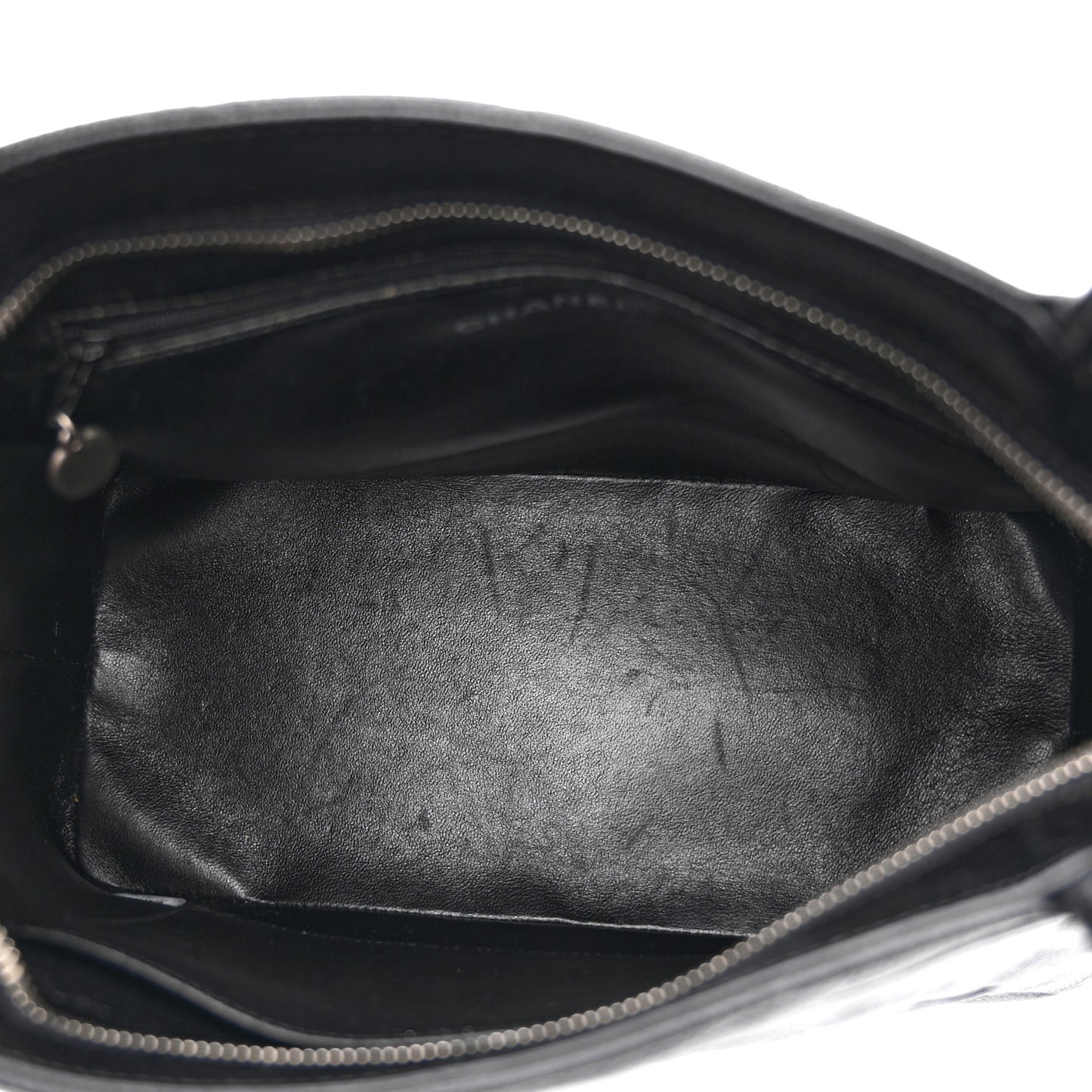 Caviar Quilted Medallion Tote Black