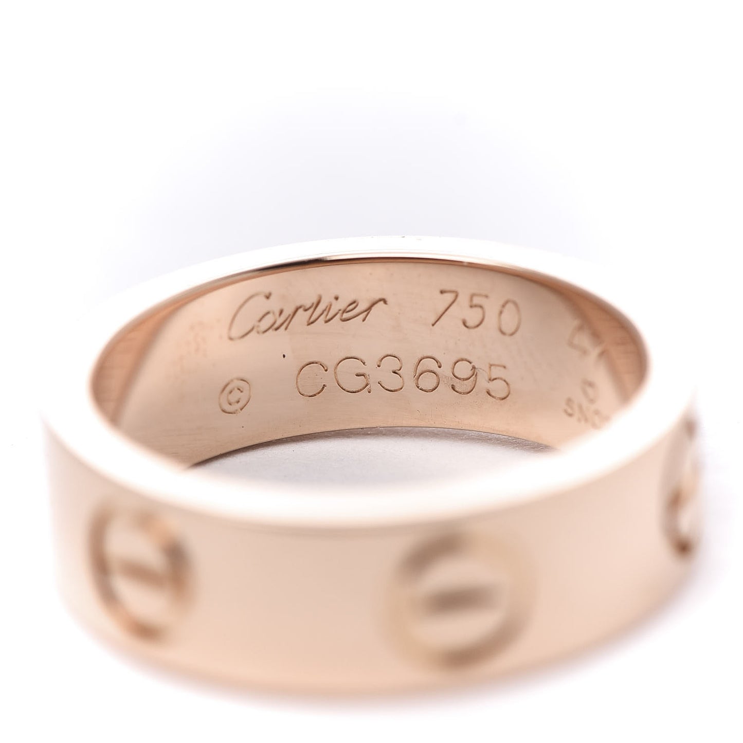 18K Pink Gold 5.5mm LOVE Ring 47 4