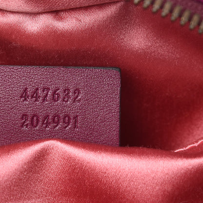 Gucci Velvet Matelasse Small GG Marmont Chain Shoulder Bag Fuchsia Violet Cyclamen 7 of 10