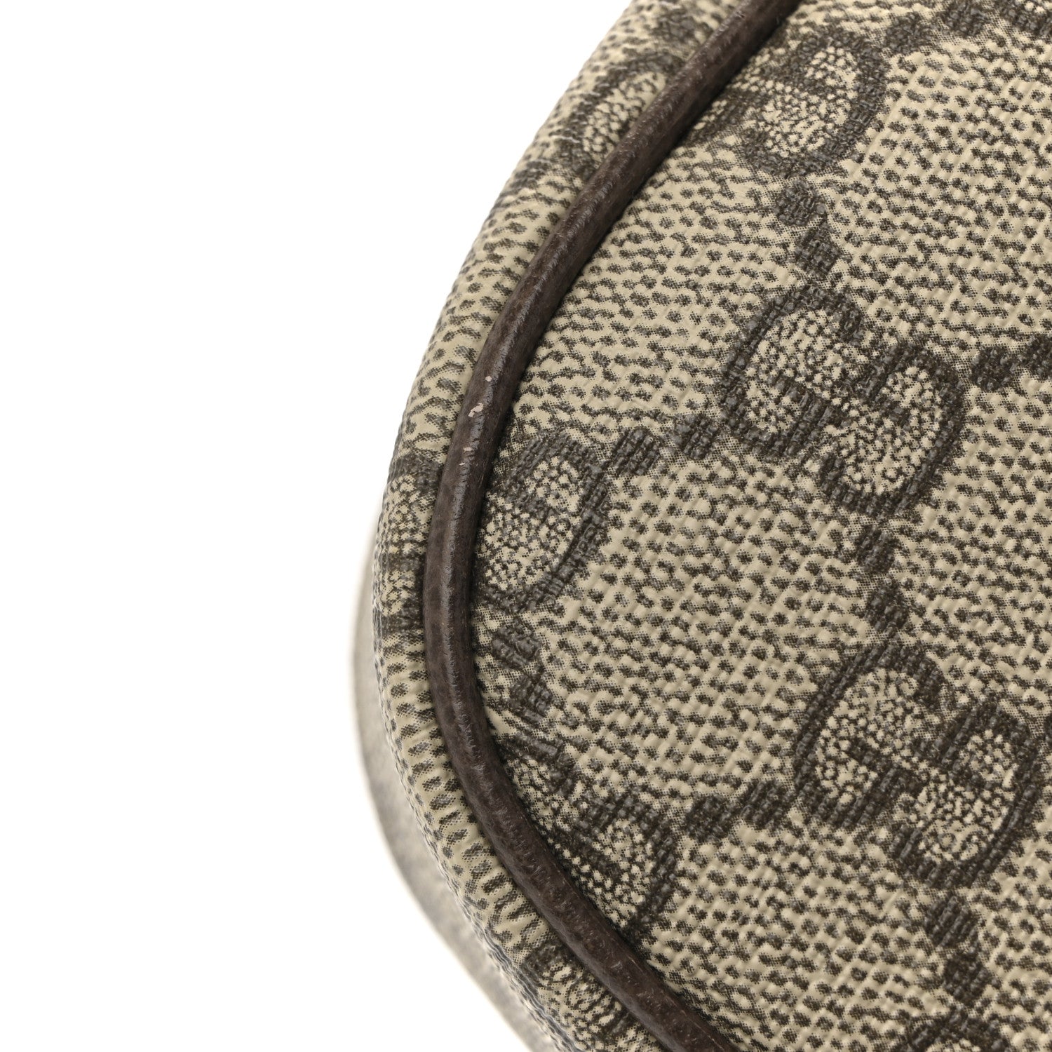 Gucci GG Supreme Monogram Textured Dollar Calfskin Web Small Ophidia GG Handbag Beige Ebony New Acero 14 of 14