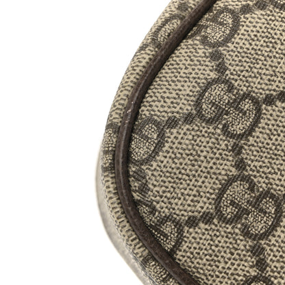 Gucci GG Supreme Monogram Textured Dollar Calfskin Web Small Ophidia GG Handbag Beige Ebony New Acero 14 of 14