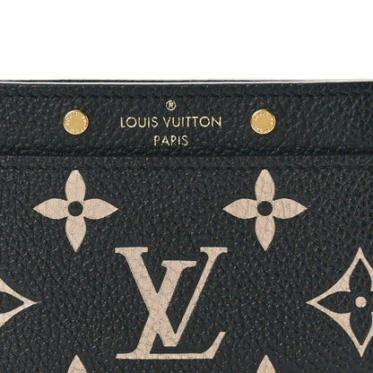 Louis Vuitton Empreinte Monogram Giant Card Holder Black Beige 7 of 8