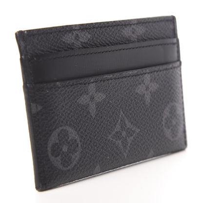 Louis Vuitton Monogram Eclipse Porte-Cartes Double Card Holder 3 of 13