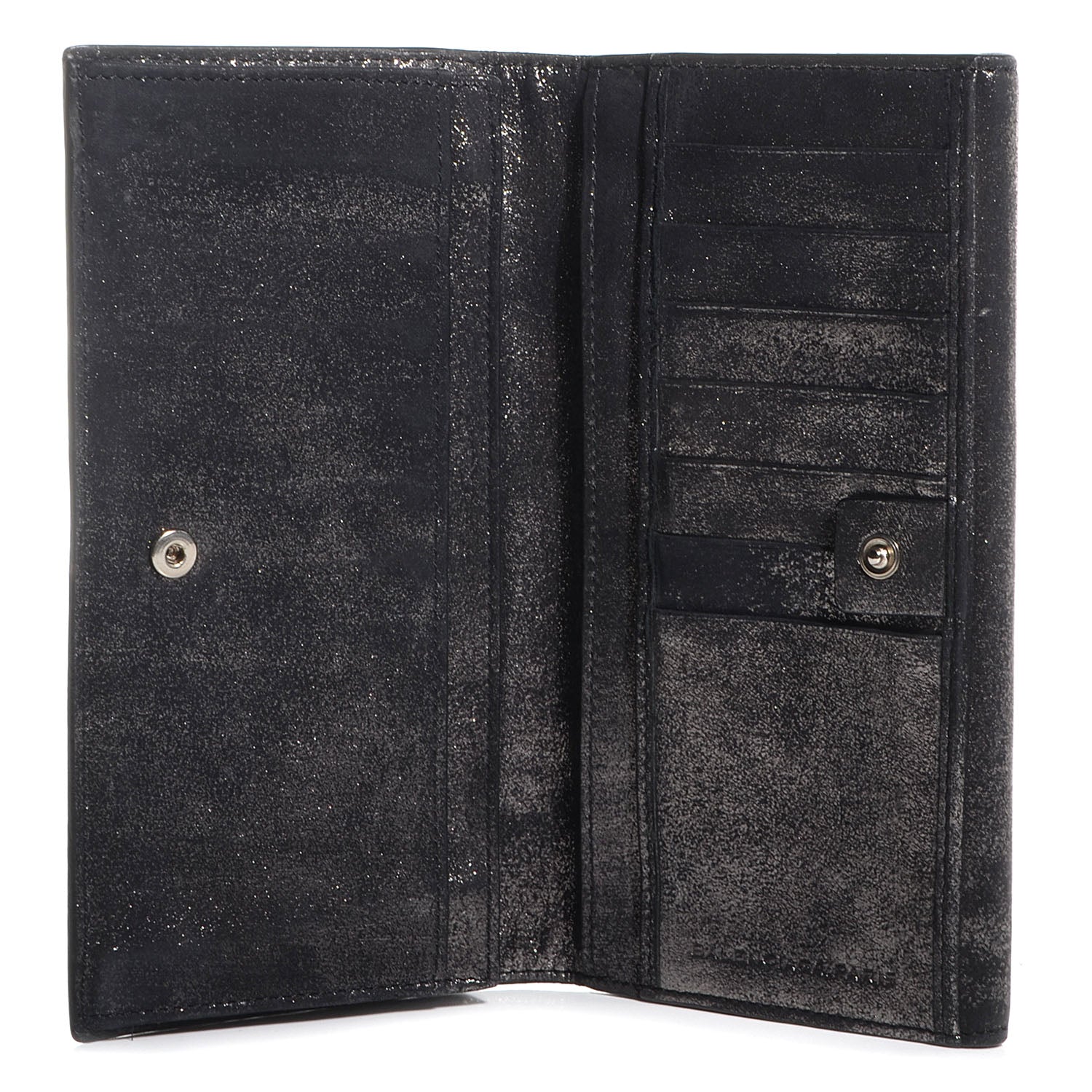 Balenciaga Calfskin Milkyway Papier Money Wallet Black 5 of 10