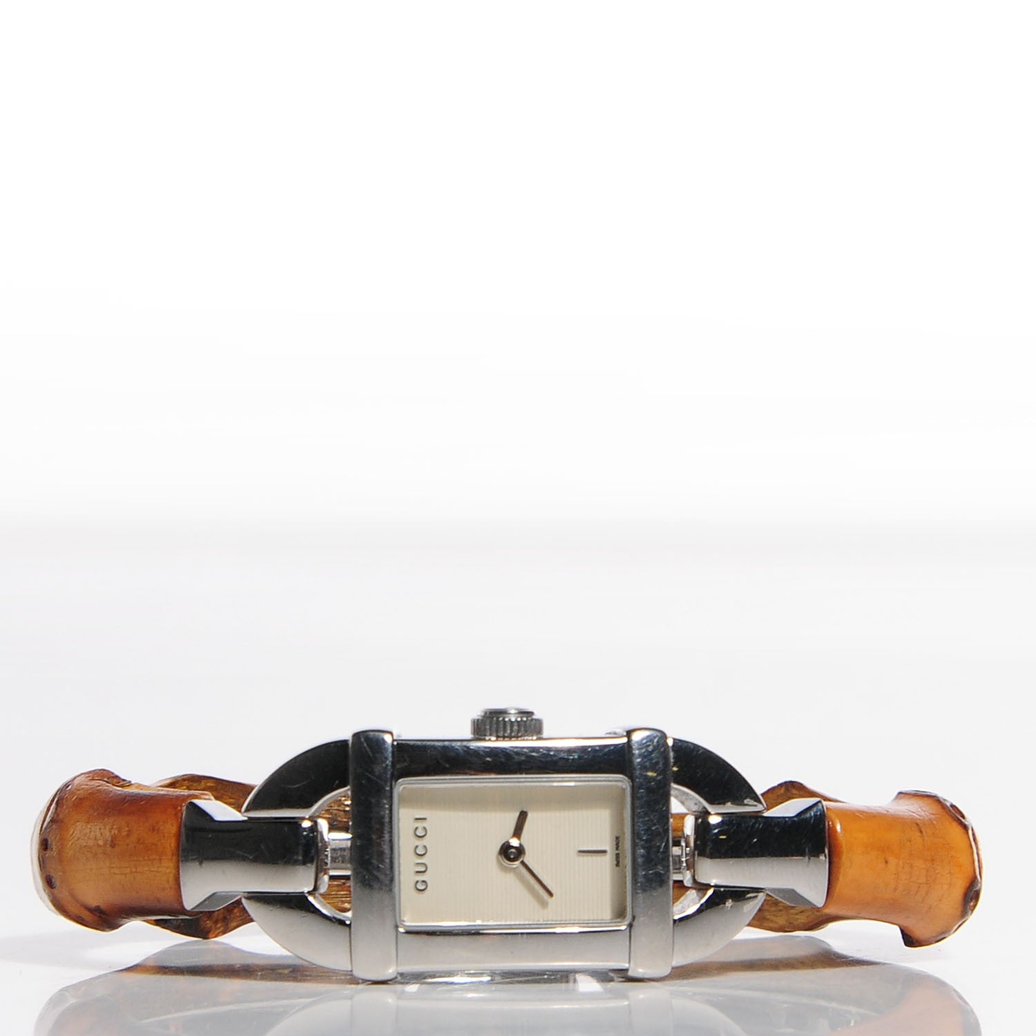 Gucci Stainless Steel Bamboo 16mm 6800L Quartz Watch 3 of 6