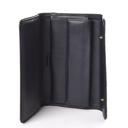 Louis Vuitton Mini Monogram Porte Tresor International Wallet Blue 5 of 11
