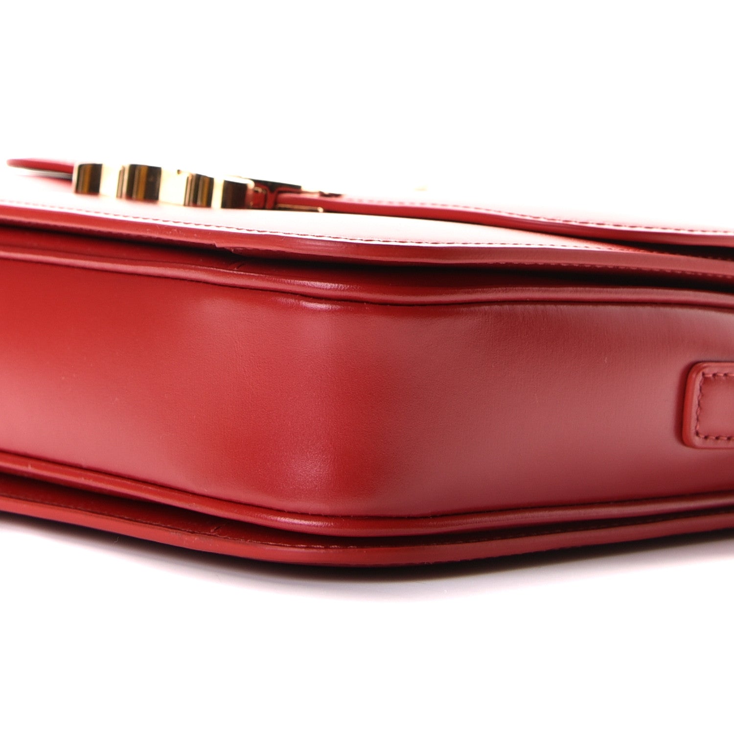 Celine Shiny Calfskin Medium Triomphe Red 7 of 7