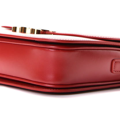 Celine Shiny Calfskin Medium Triomphe Red 7 of 7