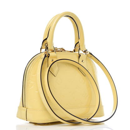 Louis Vuitton Vernis Alma BB Citrine 3 of 12