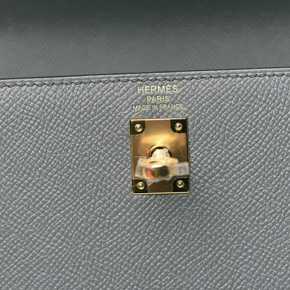 Hermes Epsom Kelly Sellier 25 Vert Amande 32 of 39