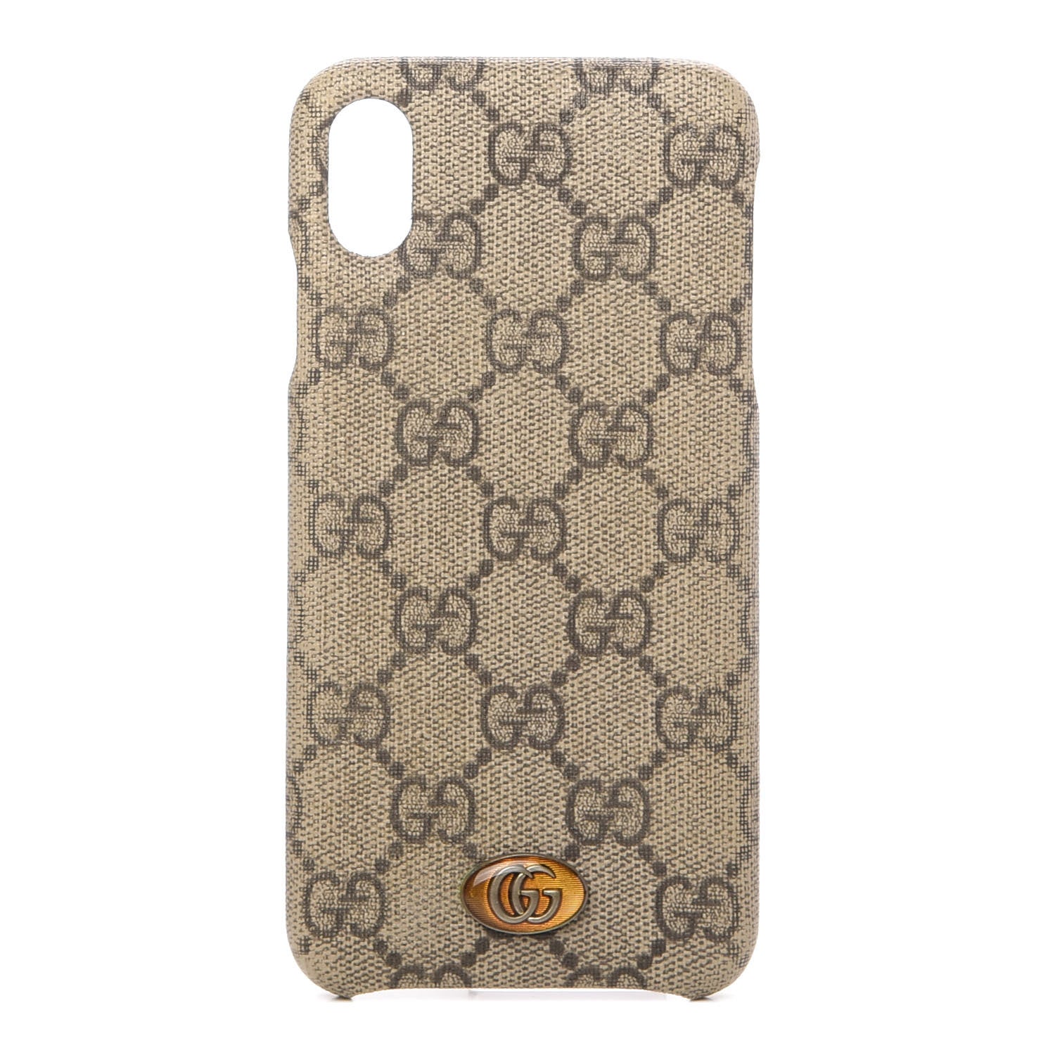 Gucci GG Supreme Monogram Ophidia iPhone XS Max Case 1 of 9