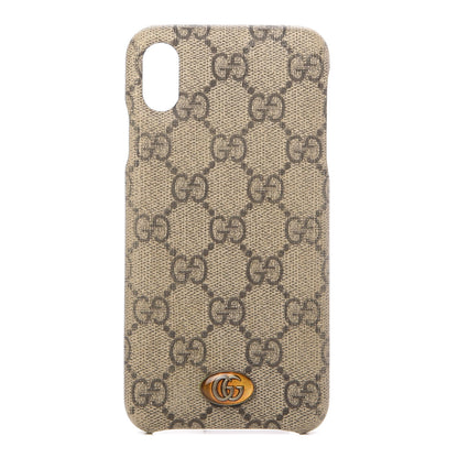 Gucci GG Supreme Monogram Ophidia iPhone XS Max Case 1 of 9