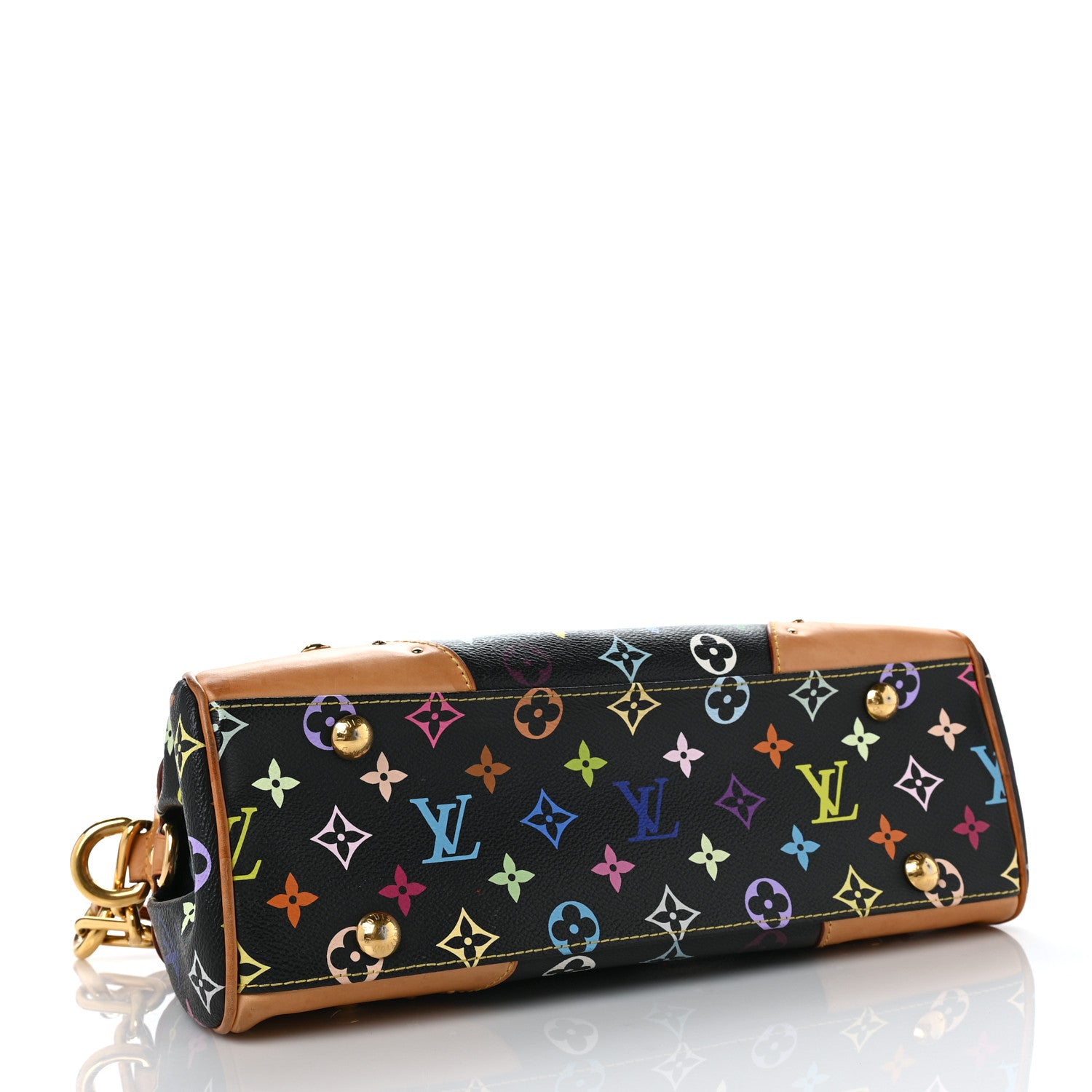 Louis Vuitton Monogram Multicolor Beverly MM Black 4 of 13