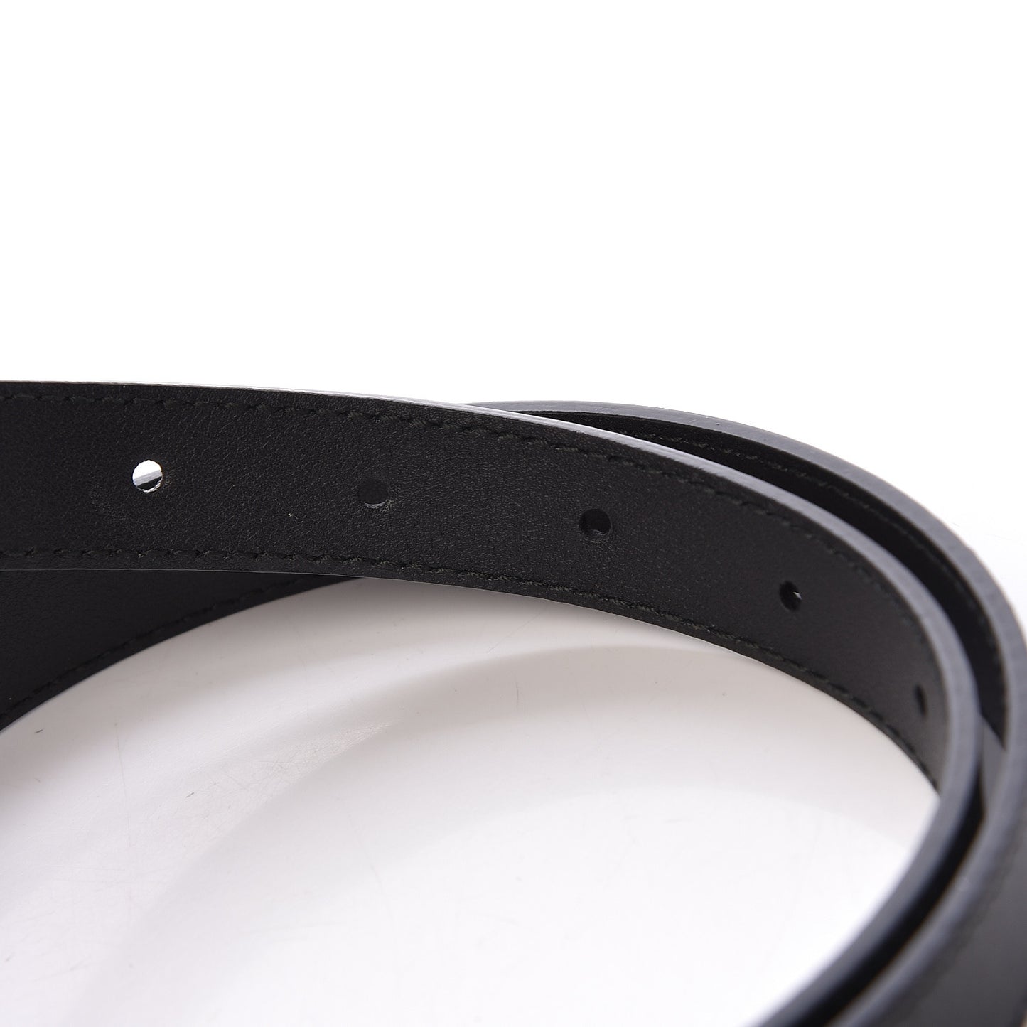 Calfskin Double G 20mm Belt 75 30 Black