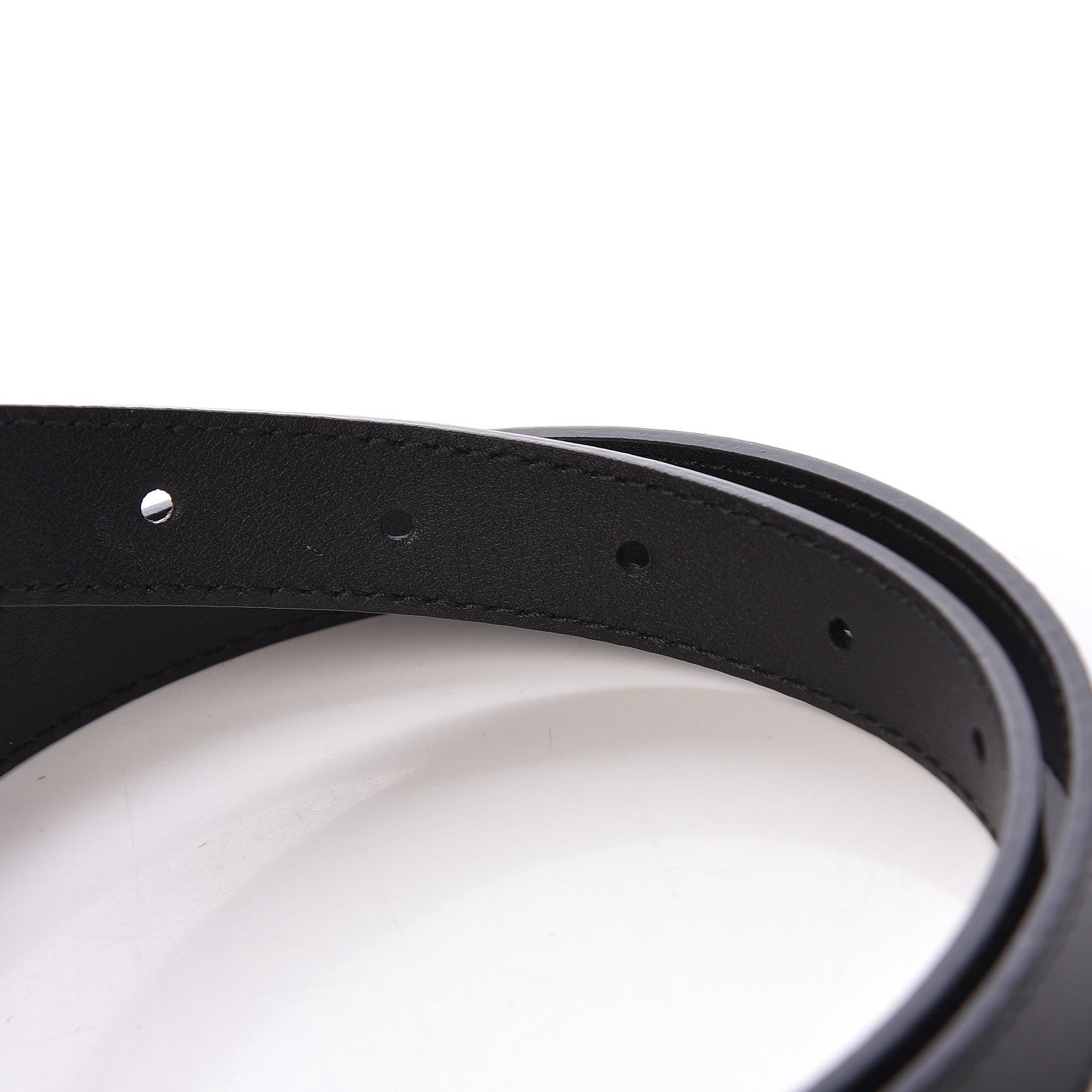 Gucci Calfskin Double G 20mm Belt 75 30 Black 6 of 6