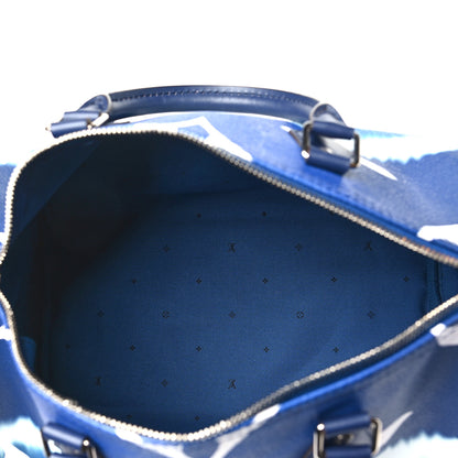 Louis Vuitton Monogram Escale Speedy Bandouliere 30 Blue 5 of 9