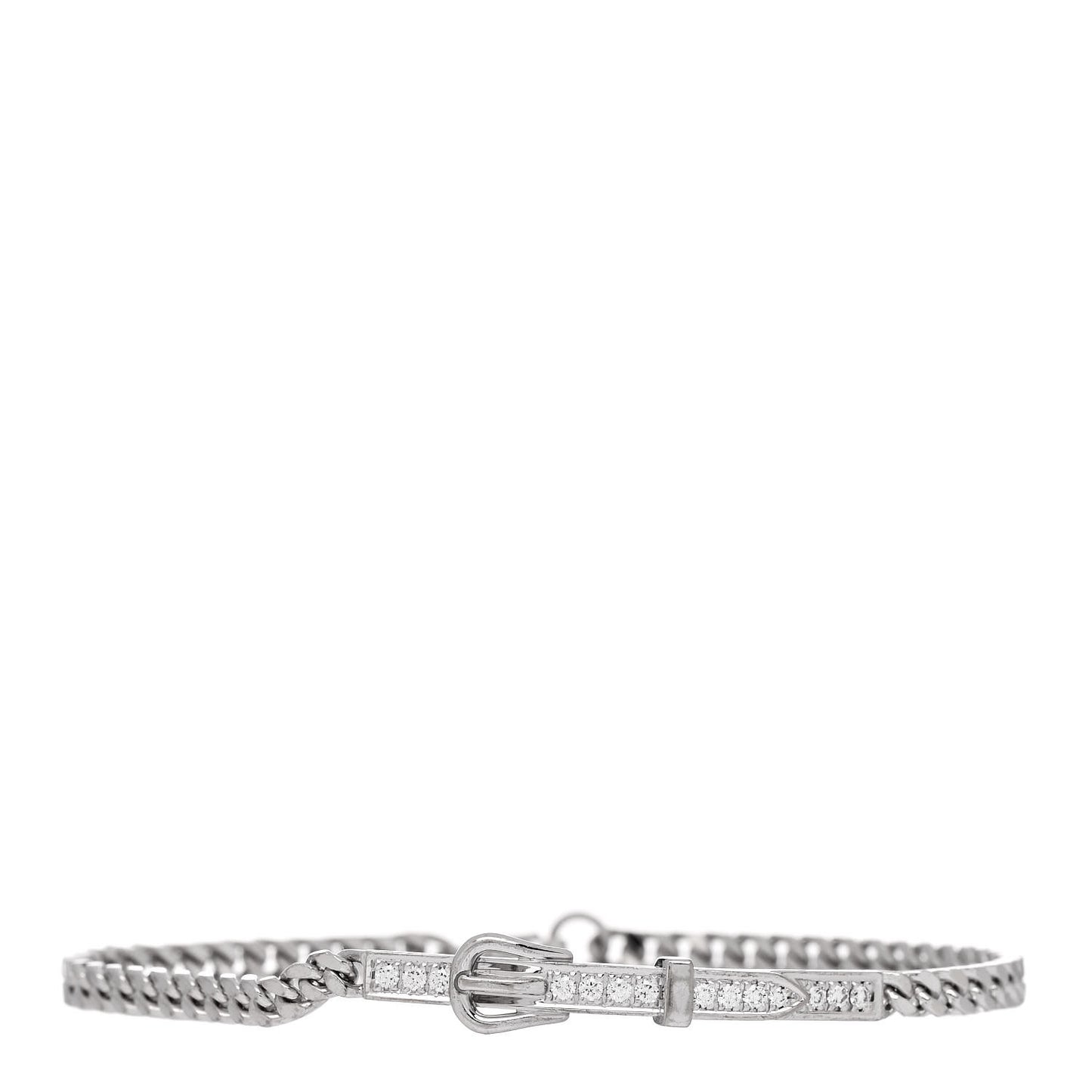 18K White Gold Diamond Etriviere Bracelet