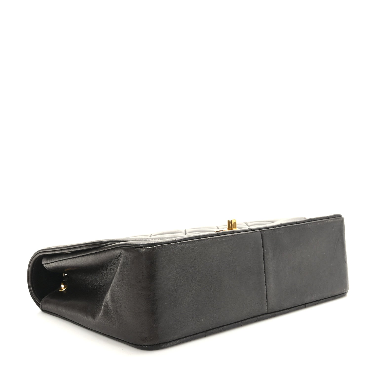 Chanel Lambskin Quilted Medium Single Flap Black 3 of 9