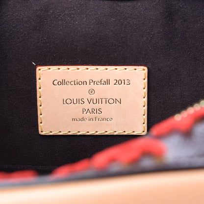Louis Vuitton Monogram Tuffetage Deauville Cube Red 6 of 11