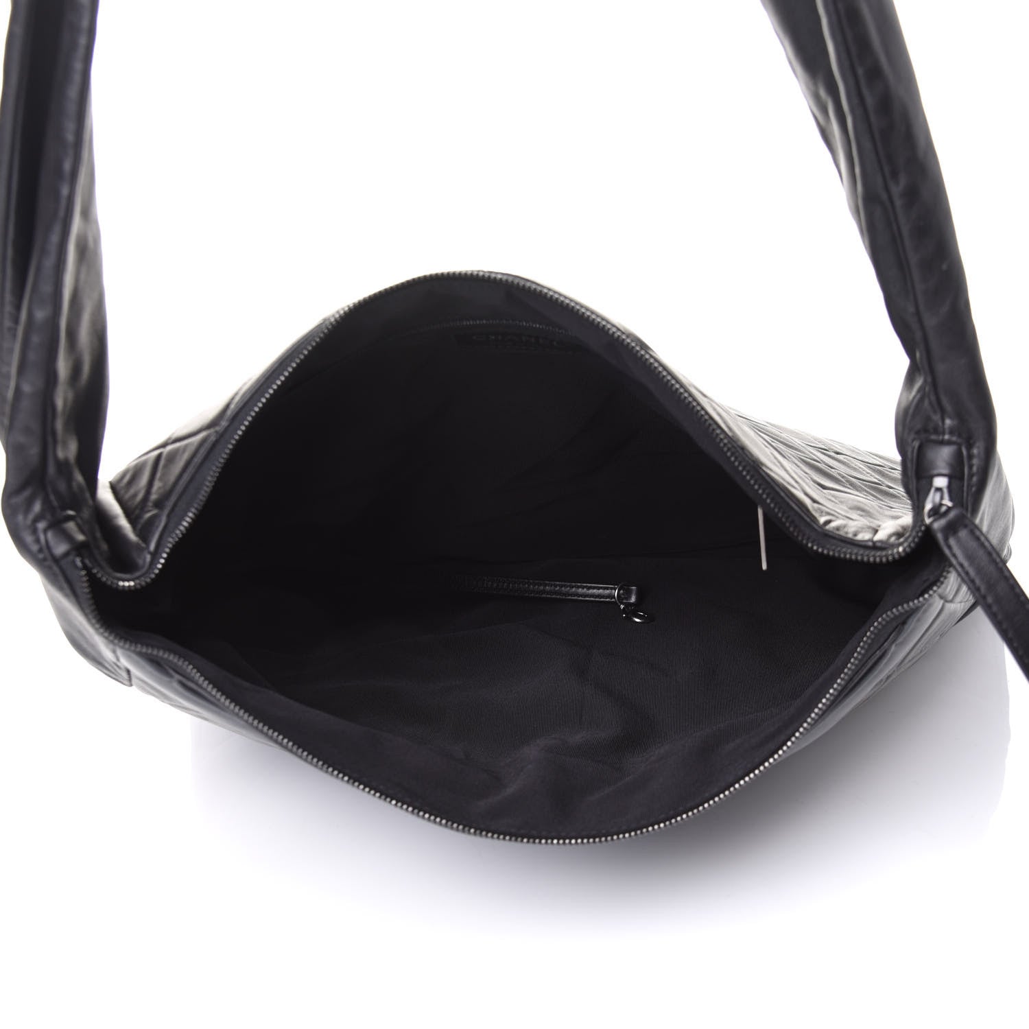 Chanel Lambskin Quilted Large Girl Bag Black 6 of 18