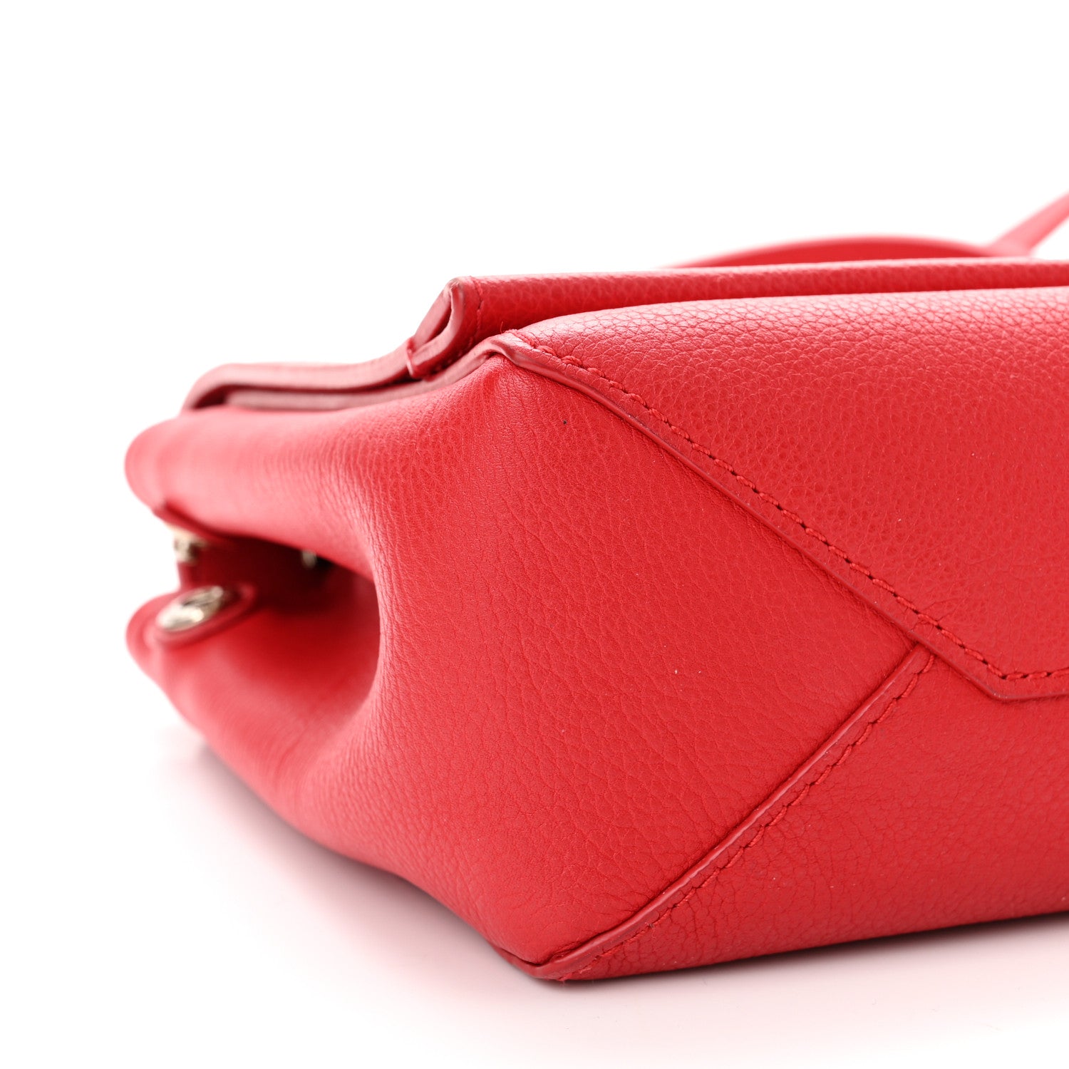 Louis Vuitton Calfskin Lockme II Chain Bag BB Rubis 7 of 8