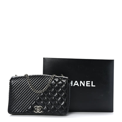 Chanel Glazed Calfskin Quilted Medium Coco Boy Flap Black 10 of 10