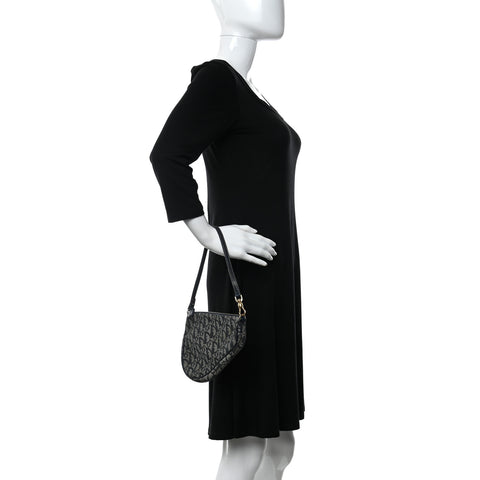 Monogram Mini Saddle Pochette Navy
