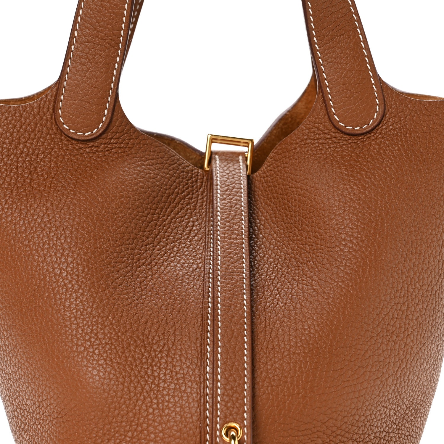 Hermes Taurillon Clemence Picotin Lock 18 PM Gold 8 of 14